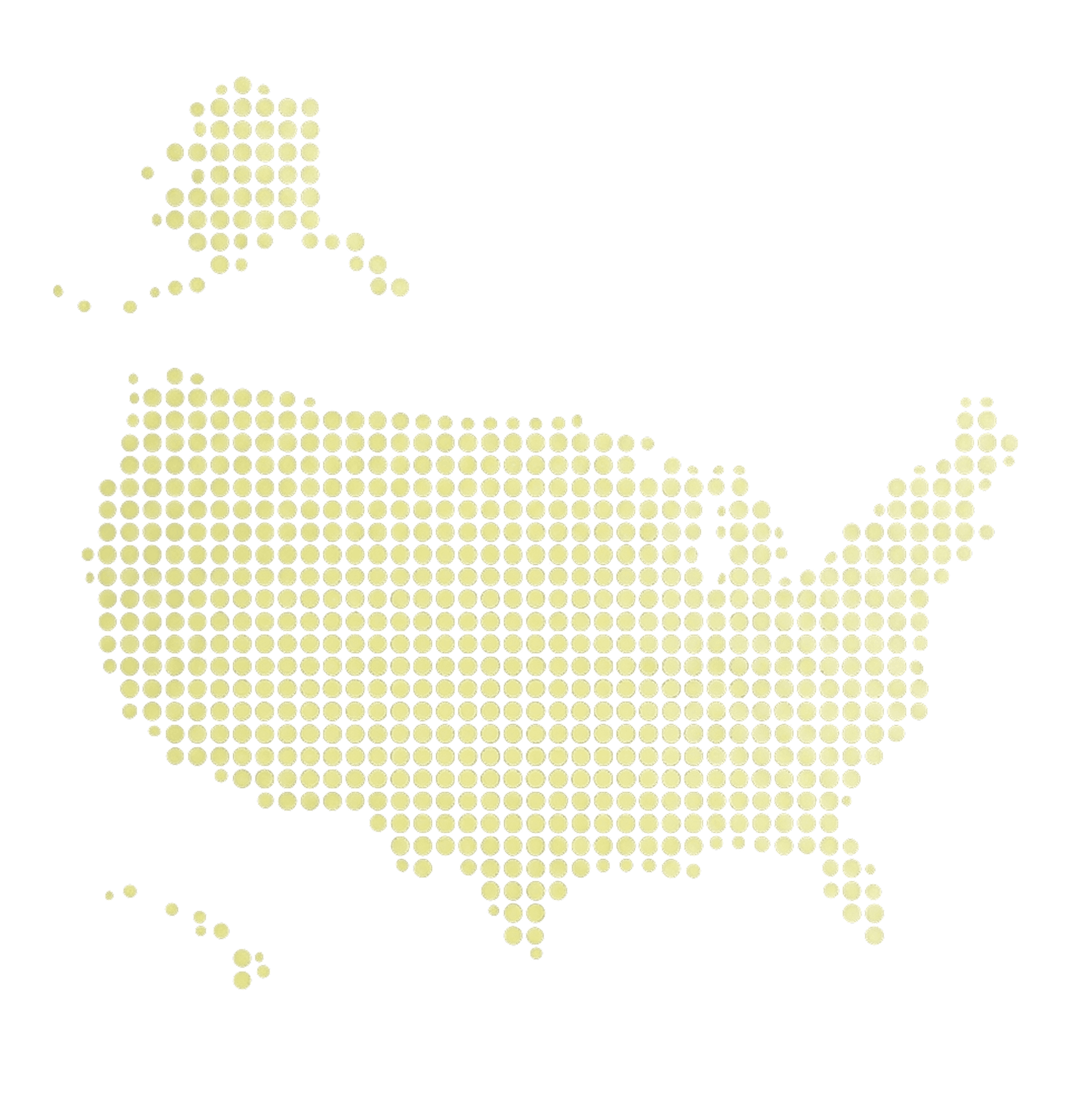 United States dotted map